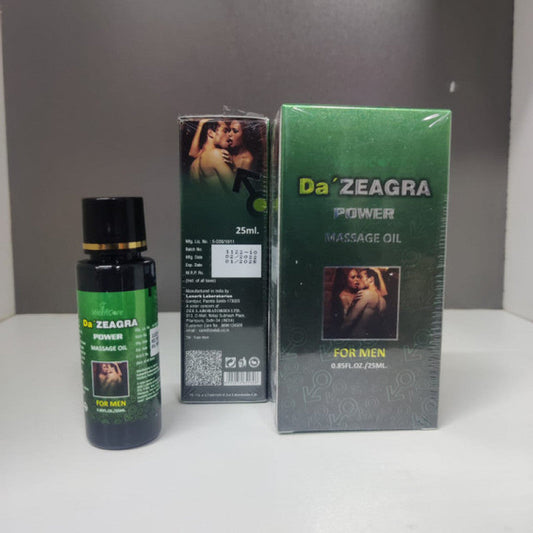 Da Zeagra Power Massage Oil - New Formula 2023